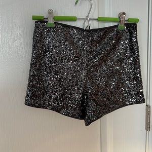 Sequined shorts